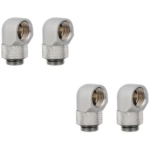 2 Count Rotating Elbow Joint Travel Computer Water Cooling System Barb Fitting - Afbeelding 1 van 12