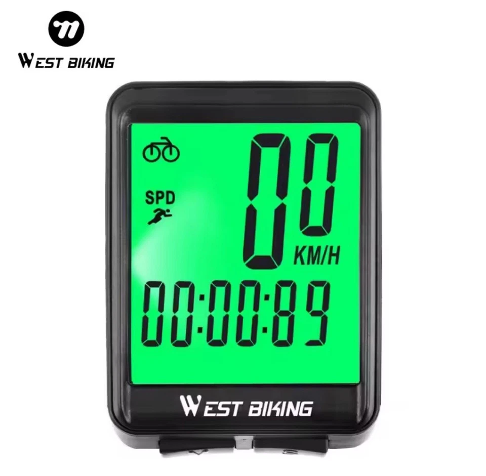 Contachilometri Wireless WEST BIKING per Bici MTB e Strada - Immagine 1 di 4