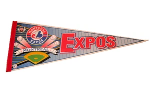 *ORIGINAL 1990'S MONTREAL EXPOS MLB FULL SIZE PENNANT* - Picture 1 of 1