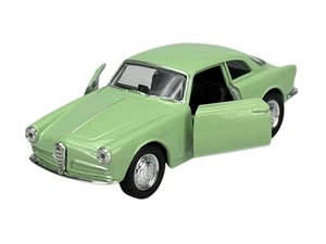 WELLY OLD TIMER 1954 ALFA ROMEO GIULIETTA GREEN 1:34 DIE CAST METAL MODEL NEW - Picture 1 of 7