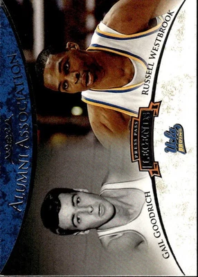 2008 PRESS PASS LEGENDS GAIL GOODRICH AA-7 NRMT RUSSELL WESTBROOK EX-ALUNOS UCLA - Imagem 1 de 2