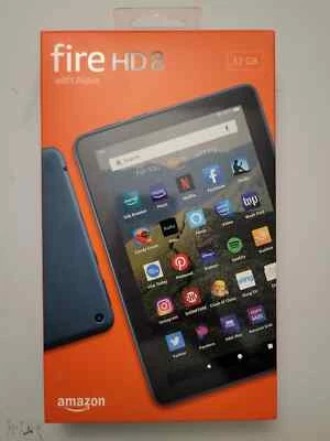 Amazon Fire HD 8 Tablet 10th Generation 2020 With Full HD Display 32GB [Blue] - Image 1 of 4