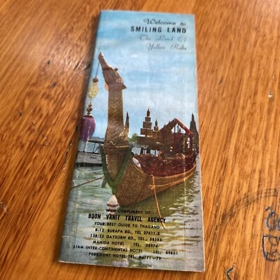 Vintage Thailand Travel Brochure Circa 1968 - image 1 of 4