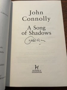 A Song of Shadows by John Connolly Signed 1st UK Hardcover Like New 2022 Parker - Picture 1 of 5