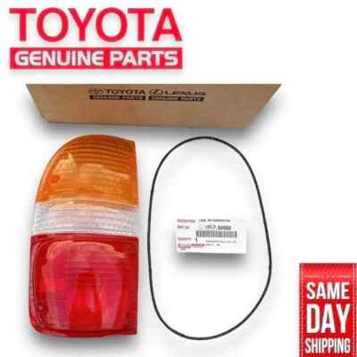 01 - 04 TOYOTA TACOMA LENTE TRASEIRA DO LADO ESQUERDO DO MOTORISTA TRASEIRA COM JUNTA FABRICANTE DE EQUIPAMENTO ORIGINAL NOVA - Imagem 1 de 4