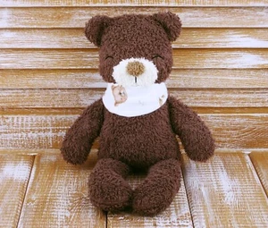 Bär Bärchen erstes Kuscheltier Teddy Frottee Plüschtier Geschenk Baby Handarbeit - Bild 1 von 6