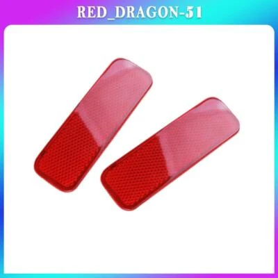 Un par de lentes de luz reflectora de parachoques trasero para Ford Transit Connect 2013-20 Foto 1 de 4