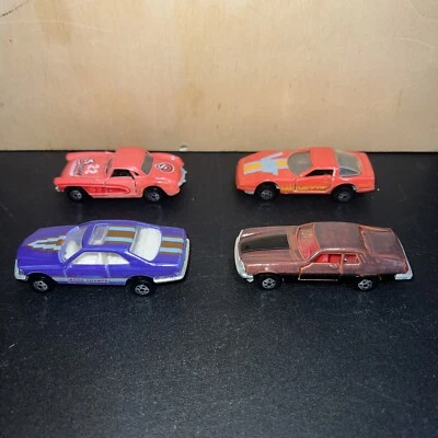 Road Champs Vintage Mercedes Corvette Jaguar Diecast Cambiador de Color Muy Buen Estado Lote De 4 Foto 1 de 4