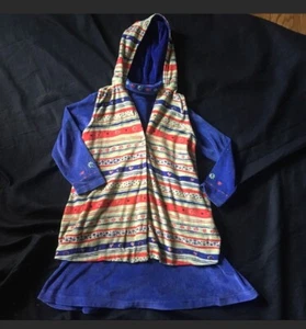 BeetleJuice Velvet Dress with Duster Vest Girls 6 6x - Picture 1 of 7