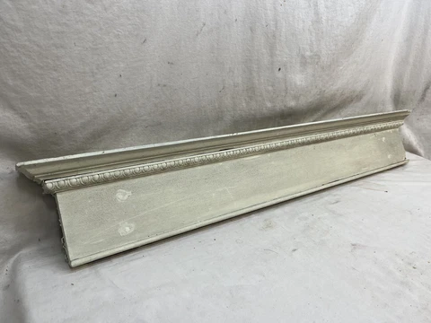 1890's Antique DOOR PEDIMENT Lintel Header VICTORIAN Style Egg & Dart Fir ORNATE Cover