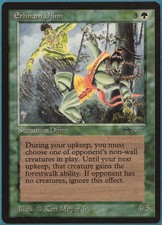 Erhnam Djinn Arabian Nights MINT Green Rare MAGIC MTG CARD (ID# 235864) ABUGames