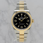 Rolex Explorer I 124273 Stainless Steel 18k Yellow Gold Box/paper