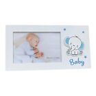Blue Baby Boy Photo Frame With Elephant & Stars- Newborn Christening Xmas Gift