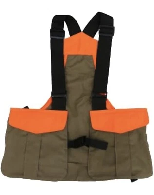 Upland Hunting strap vest Wax water proof canvas Fishing Camping Outdoor Utility - Image 1 of 2
