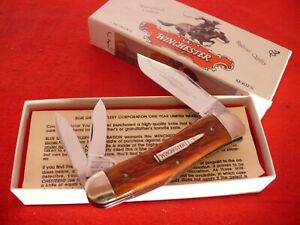 WINCHESTER USA W18 39118 Cartridge Shield orange bone whittler mint/box Knife ld
