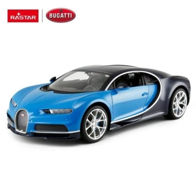 1/14 Rastar Bugatti Chiron RC Car Blue - Image 1 of 3