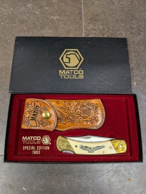 Juego de navaja de bolsillo Matco Tools KC83 hoja Schrade vintage Foto 1 de 4