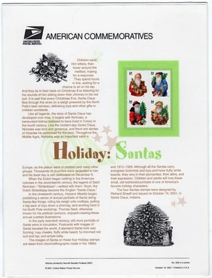 Scott #CP748 (3952a) Holiday: Cookies Commemorative Panel Plate Block Sealed - Image 1 of 3