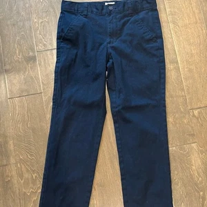 Cat & Jack Girls' School Uniform Straight Chino Pants, Size 16+ - Picture 1 of 5