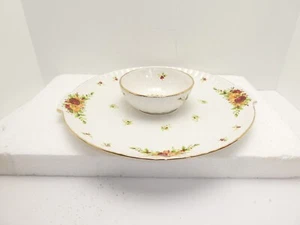 Juego de chips y inmersiones de China Royal Albert Old Country Roses 2006 Holiday Bone sin usar en caja - Imagen 1 de 9