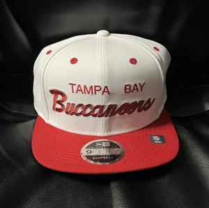 New Era Tampa Bay Buccaneers White Sparky 9Fifty SnapBack Hat - Picture 1 of 5