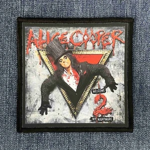 Alice Cooper Welcome To My Nightmare Sublimated Printed Patch | Hard Rock Band - Picture 1 of 1