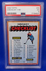 1967-68 TOPPS HOCKEY NHL #66 First Checklist marked (1-66) VG-EX