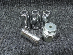 2015-2025 F150 F-150 FACTORY OE LOCKING LOCKS LUG NUTS X4 14X1.5mm NEW TAKE OFFS - Picture 1 of 4