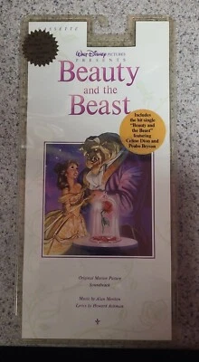 Walt Disney Beauty and the Beast Soundtrack Cassette SEALED  - Image 1 of 4