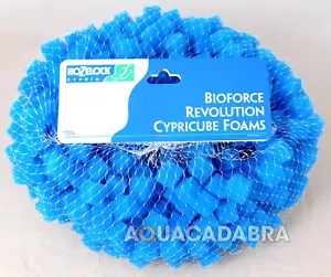 HOZELOCK BIOFORCE REVOLUTION CYPRICUBE FOAMS 1504 GENUINE POND FILTER MEDIA FISH - Picture 1 of 3
