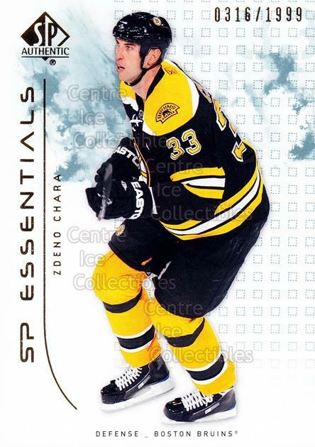 2009-10 SP Authentic #160 Zdeno Chara - Image 1 of 1