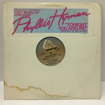 Phyllis Hyman ~ Tonight You And Me ~ 12” Single vinyl EP (1981 Arista) Disc NM - Image 1 of 4