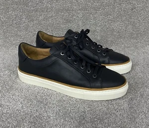 Allen Edmonds "Flynn" Herren Niedrig Leder Elegant Turnschuhe 10,5 D Schwarz (6469) - Bild 1 von 17
