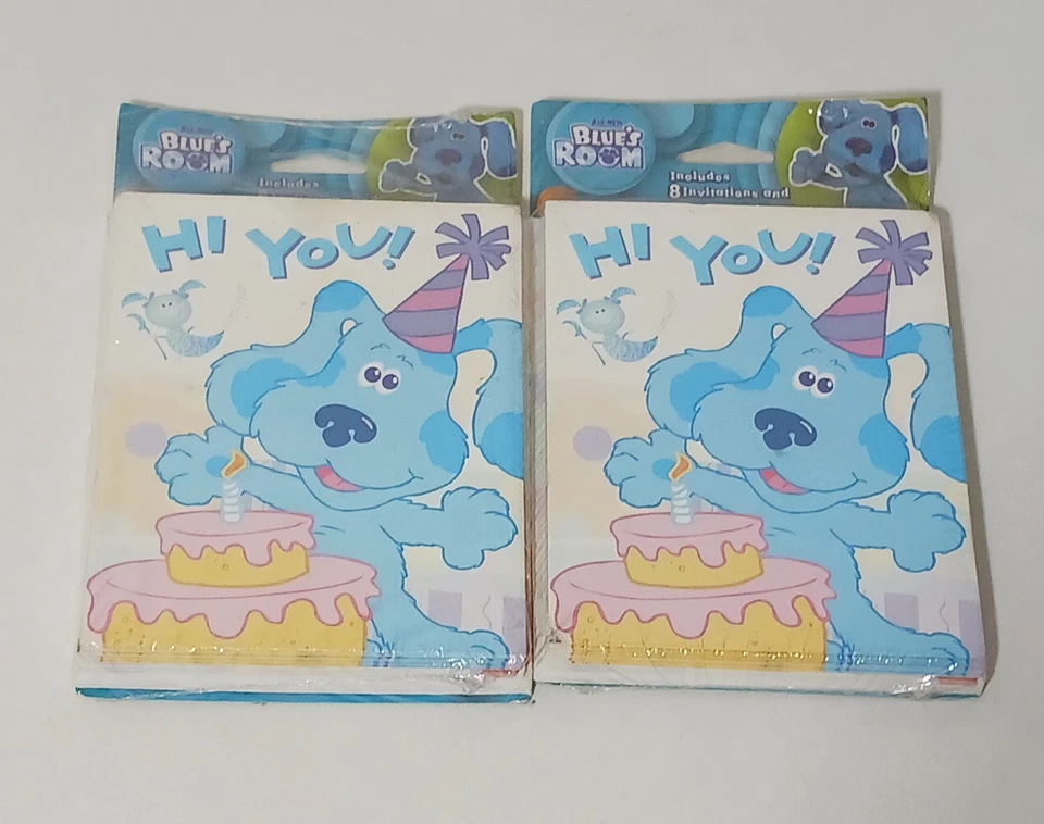Blue's Clues Room Invitations and Thank You Notes - 8 Count