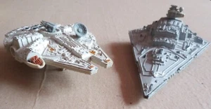 Kenner Star Wars 1979 Die-Cast Ship Lot Millennium Falcon Star Destroyer Vintage - Picture 1 of 24