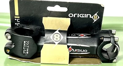 Origin8 Ultim8 1-1/8 Threadless Stem 130mm +/- 5 Degree Rise 25.4mm Clamp Black - Image 1 of 4