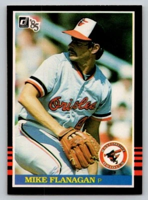1985 Donruss Mike Flanagan #88 - Image 1 of 2