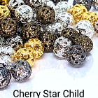 100 x filigree lacey  round metal beads in bronze black silver gold pl spacers T