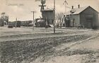 (Pc)  Railroad Train Station Depot, Windmill, Railway, Litchfield Nebraska T-100