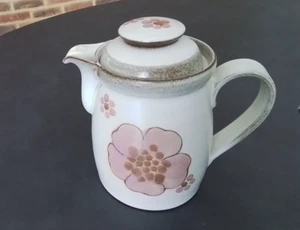 Vintage Denby - Gypsy pattern coffee pot & lid - 2.0 Pt - Good condition Pink - Picture 1 of 8
