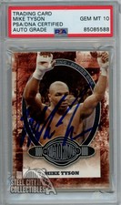 Mike Tyson 2010 Sportkings Ringside Victorious Black Auto Card #83 PSA/DNA 10