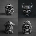 Fashion Accessories Warrior Indian Biker Vintage Rings Gothic Skull Punk