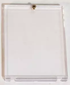 BCW Porta Carte Collezionabili 1 Vite Avvitabile Spessa Carta 50pt Incasso - Foto 1 di 2