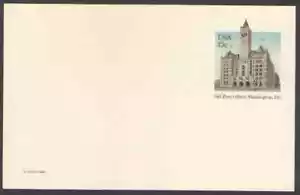 EE. UU. UX99. 13c. Antigua oficina de correos, Washington, DC. Tarjeta postal. Estampillada sin montar o nunca montada. 1983 - Imagen 1 de 1