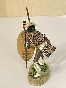 Britains 20019 , Zulu War, Zulu uThulwana Regiment Attacking with Assegai 1, 54m - Picture 1 of 5