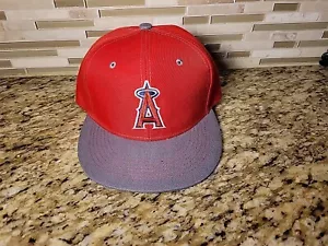 LOS ANGELES ANGELS CAP HAT MLB RED LA ANAHEIM BASEBALL ADJUSTABLE - Picture 1 of 9