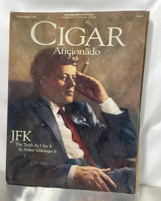 Cigar Aficionado Magazine (December 1998) JFK - President John Kennedy Vintage Foto 1 de 4