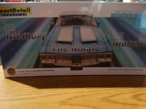 DIECAST ZONE #1 1970 Olds 442 Convertible 1/18 Aegean Blue Exact Detail - Picture 1 of 10