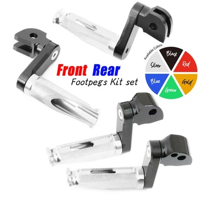 40mm Lowered CNC Front Rear MFP Foot Pegs For FZ8 /S Fazer 10 11 12 13 14 15 16 - Image 1 of 4
