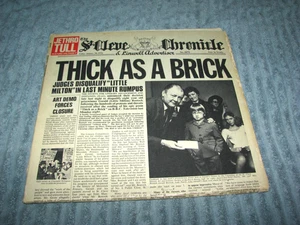 JETHRO TULL "Thick as a Brick" LP (1972 Reprise Records) G/ G+ - Picture 1 of 5